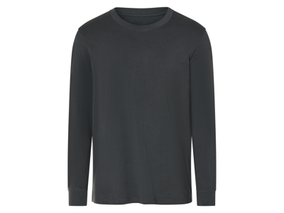 esmara Men Heren shirt met lange mouwen (Donkergrijs, L)