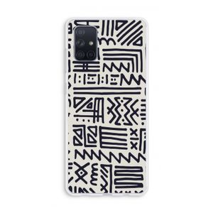 Marrakech print: Galaxy A71 Transparant Hoesje