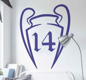 Sticker Real Madrid 10 bekers