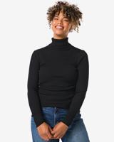 HEMA Dames Top Met Col Zwart (zwart)