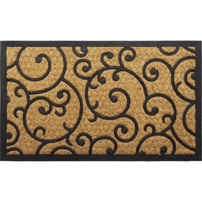 Luance Warm Welcome Deurmat - anti slip - rechthoek - arabesque - 75 x 45 cm - schoonloopmat