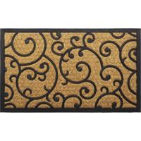 Luance Warm Welcome Deurmat - anti slip - rechthoek - arabesque - 75 x 45 cm - schoonloopmat