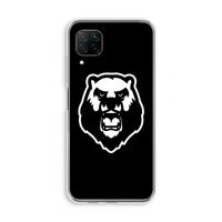 Angry Bear (black): Huawei P40 Lite Transparant Hoesje