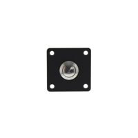 Klingelplatte 3419 H.42xB.42mm VA schwarz INTERSTEEL