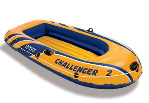 Intex Opblaasboot Challenger 2 SET 236x114 Met Peddels En Pomp