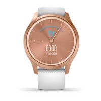 Garmin vivomove Style - Smartwatch met mechanische wijzers en kleurentouchscreen - Rose Goud Wit - thumbnail