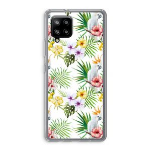 Gele kuif: Samsung Galaxy A42 5G Transparant Hoesje