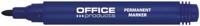 OFFICE products permanent marker 1-3 mm, rond, blauw