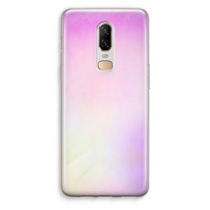 Flow mist pastel: OnePlus 6 Transparant Hoesje