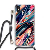Quantum Being: iPhone X Transparant Hoesje met koord