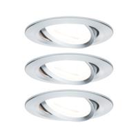 Paulmann 93469 Inbouwlamp Set van 3 stuks LED GU10 19.5 W Aluminium - thumbnail