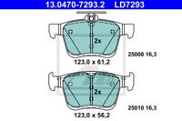 Remmenset, remschijf ATE, Remschijftype: Geventileerd, Inbouwplaats: Vooras, u.a. für Seat, VW, Audi - thumbnail