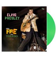 Single: Elvis Presley - On Fire In Toledo 1956 (Groen Vinyl) + CD