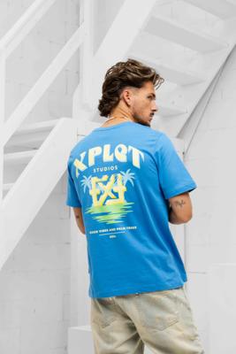 XPLCT Vibe T-Shirt Heren Blauw - Maat L - Kleur: Blauw | Soccerfanshop