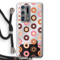 Donuts: Huawei P40 Pro Plus Transparant Hoesje met koord