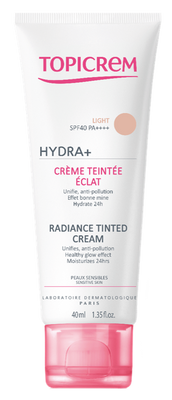 Topicrem HYDRA+ Radiance Tinted Cream Light SPF40