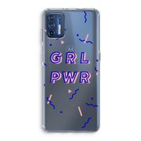 GRL PWR: Motorola Moto G9 Plus Transparant Hoesje