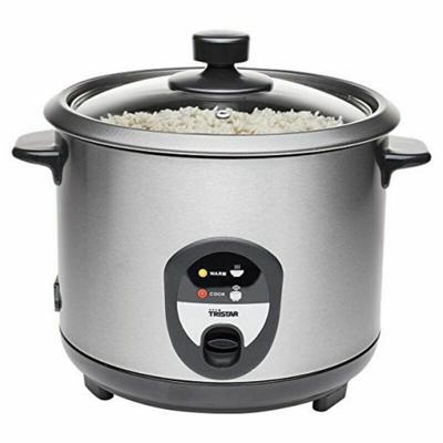 rijstkoker Tristar RK-6127 Grijs Zwart/Zilverkleurig Zilverkleurig Roestvrij staal 500 W
