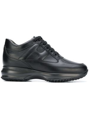 Hogan baskets à plateforme - Noir