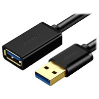 UGREEN 30127 USB-kabel USB 3.2 Gen1 (USB 3.0 / USB 3.1 Gen1) USB-A stekker, USB-A bus 3 m Zwart