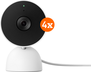 Google Nest Cam Indoor Wired 4-pack