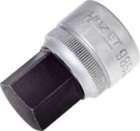 HAZET Dopsleutelbit 985-19 · 1/2 inch (12,5 mm) vierkant hol · Binnen-zeskant-profiel · SW 19 mm