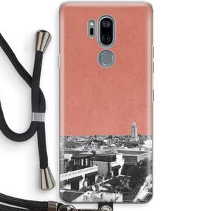 Marrakech Skyline : LG G7 Thinq Transparant Hoesje met koord