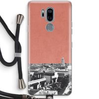 Marrakech Skyline : LG G7 Thinq Transparant Hoesje met koord