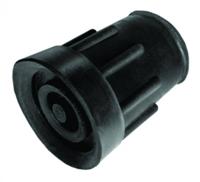 Able 2 Kruk-en stokdoppen 21mm zwart Able 2 Kruk-en stokdoppen 21mm zwart