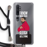 Sleigh Bells Ring: Xiaomi Mi Note 10 Transparant Hoesje met koord