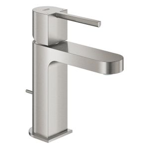 GROHE Plus waterbesparende wastafelkraan s-size met waste supersteel 32612DC3