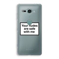 Safe with me: Sony Xperia XZ2 Compact Transparant Hoesje