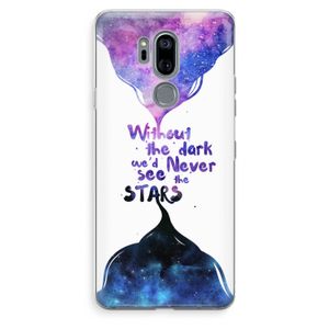 Stars quote: LG G7 Thinq Transparant Hoesje