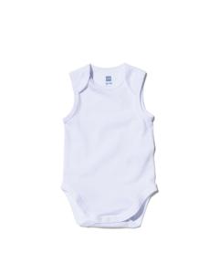HEMA Romper Organic Katoen Stretch - 2 Stuks Wit (wit)