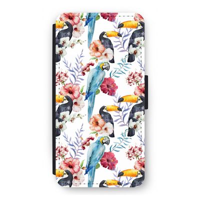 Bloemen tukan: iPhone 12 Flip Hoesje