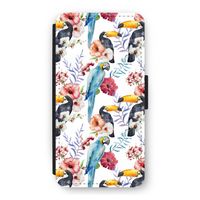 Bloemen tukan: iPhone 12 Flip Hoesje