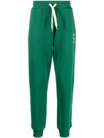 Casablanca pantalon de jogging en coton à logo imprimé - Vert