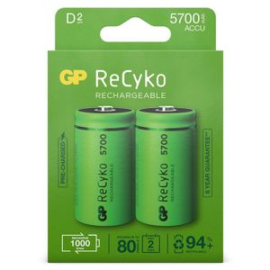 GP Batteries ReCyko Oplaadbare batterij D Nikkel-Metaalhydride (NiMH)