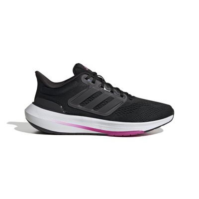 adidas Ultrabounce Hardloopschoenen Dames Zwart Wit Roze