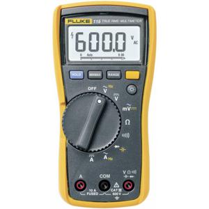 Fluke 115 Multimeter Kalibratie (ISO) Digitaal CAT III 600 V Weergave (counts): 6000