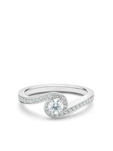 De Beers Jewellers bague My First De Beers Caress sertie de diamants - Argent