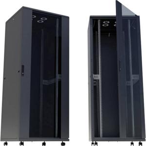 Intellinet 713177 19inch-patchkast (b x h x d) 600 x 2057 x 600 mm 42 HE Zwart (RAL 9005)