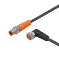 ifm Electronic EVC283 Verbindingskabel Aantal polen (sensoren): 3, 3 Stekker, recht, Bus, haaks 2 m 1 stuk(s)