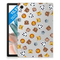 Hippe Hoes voor Samsung Galaxy Tab A8 2021/2022 Dieren Emojis