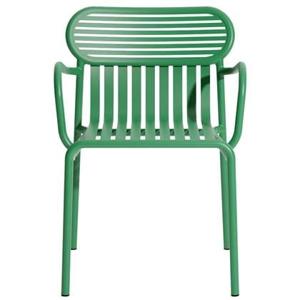 Petite Friture Week-end tuinstoel met armleuningen Mint Green