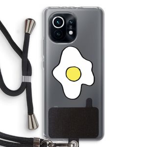 Spiegelei: Xiaomi Mi 11 Transparant Hoesje met koord