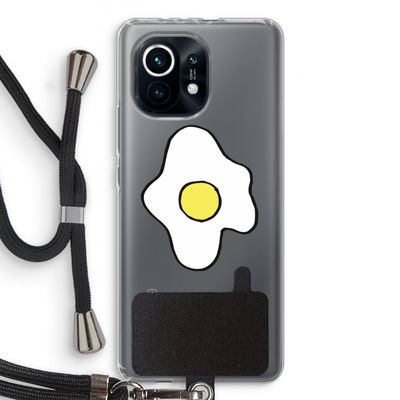 Spiegelei: Xiaomi Mi 11 Transparant Hoesje met koord