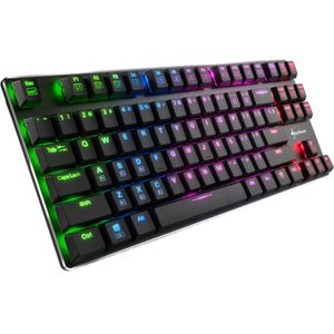 Sharkoon PureWriter TKL RGB gaming toetsenbord RGB leds, TKL