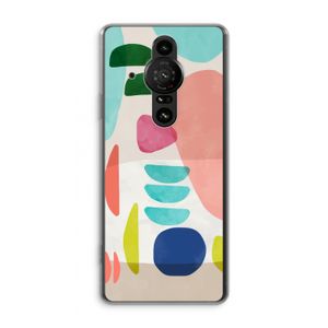 Bold Rounded Shapes: Sony Xperia Pro-I Transparant Hoesje