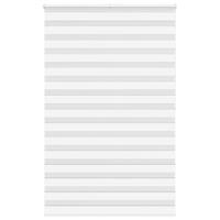 VidaXL Zebra rolgordijn 150x200 cm stofbreedte 145,9cm polyester wit